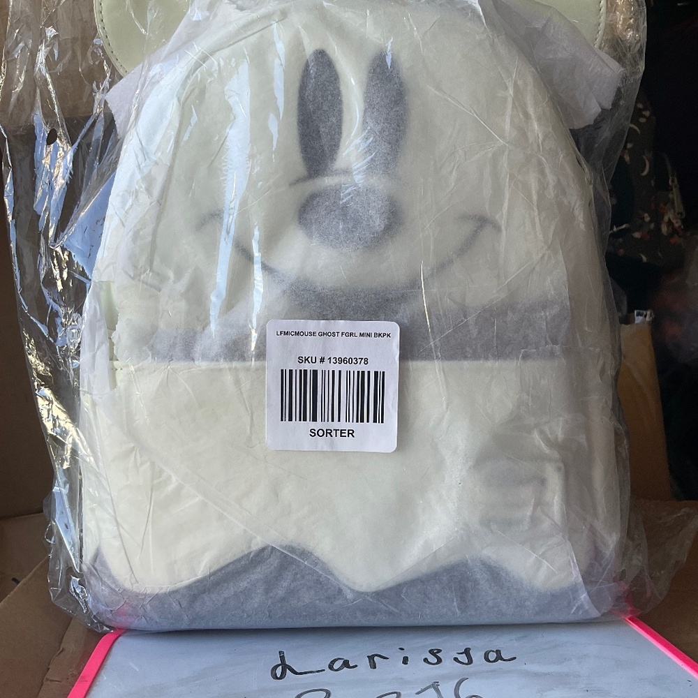 Disney   Mickey Mouse  Ghost Glows  Loungefly NWT